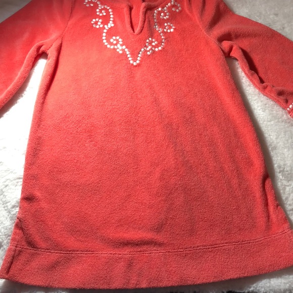 Janie and Jack "Terry Cloth" Coral Beach / Pool / Swim Cover Up Baby Toddler - Picture 7 of 11